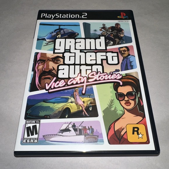 Other - Grand Theft Auto: Vice City Stories (PlayStation 2, 2007) Complete Manual + Map